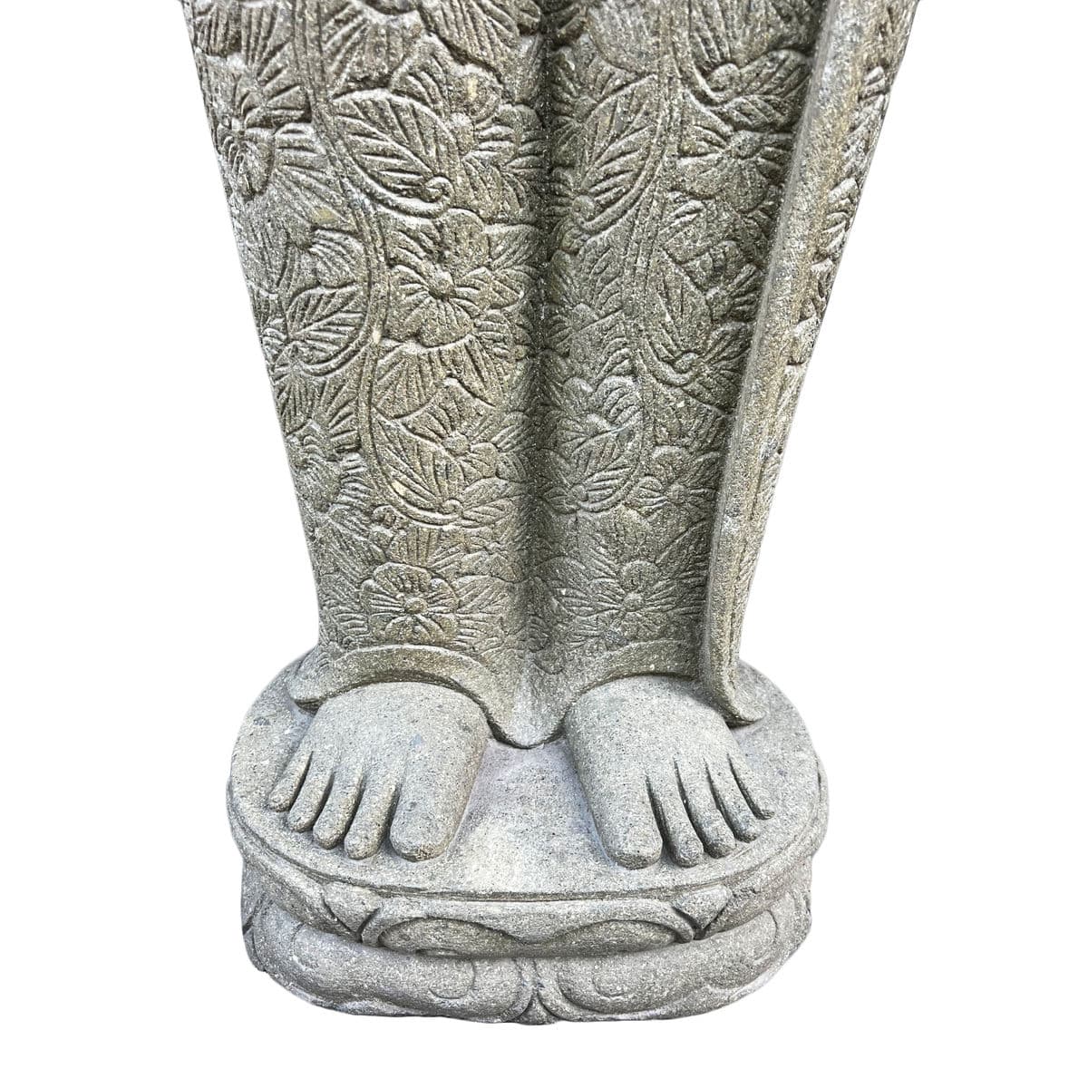 Standing Stone Carved Buddha Statue - Thumbnail 7