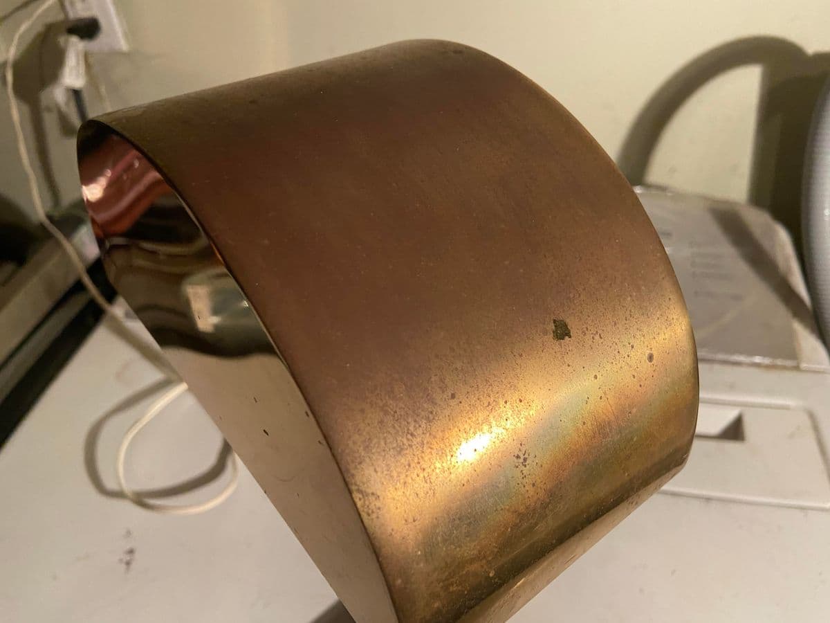 Vintage Mid-Century Modern Kosh & Lowy Brass Table Lamp - Thumbnail 6