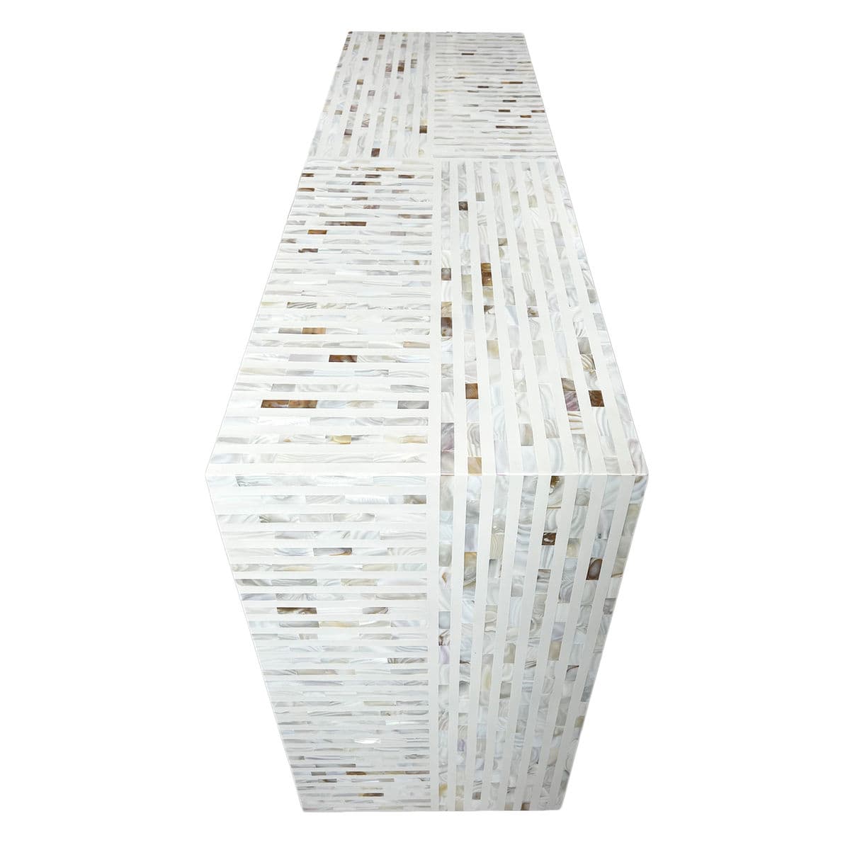 Abstract MOP Geometric Waterfall Console Table - Thumbnail 7