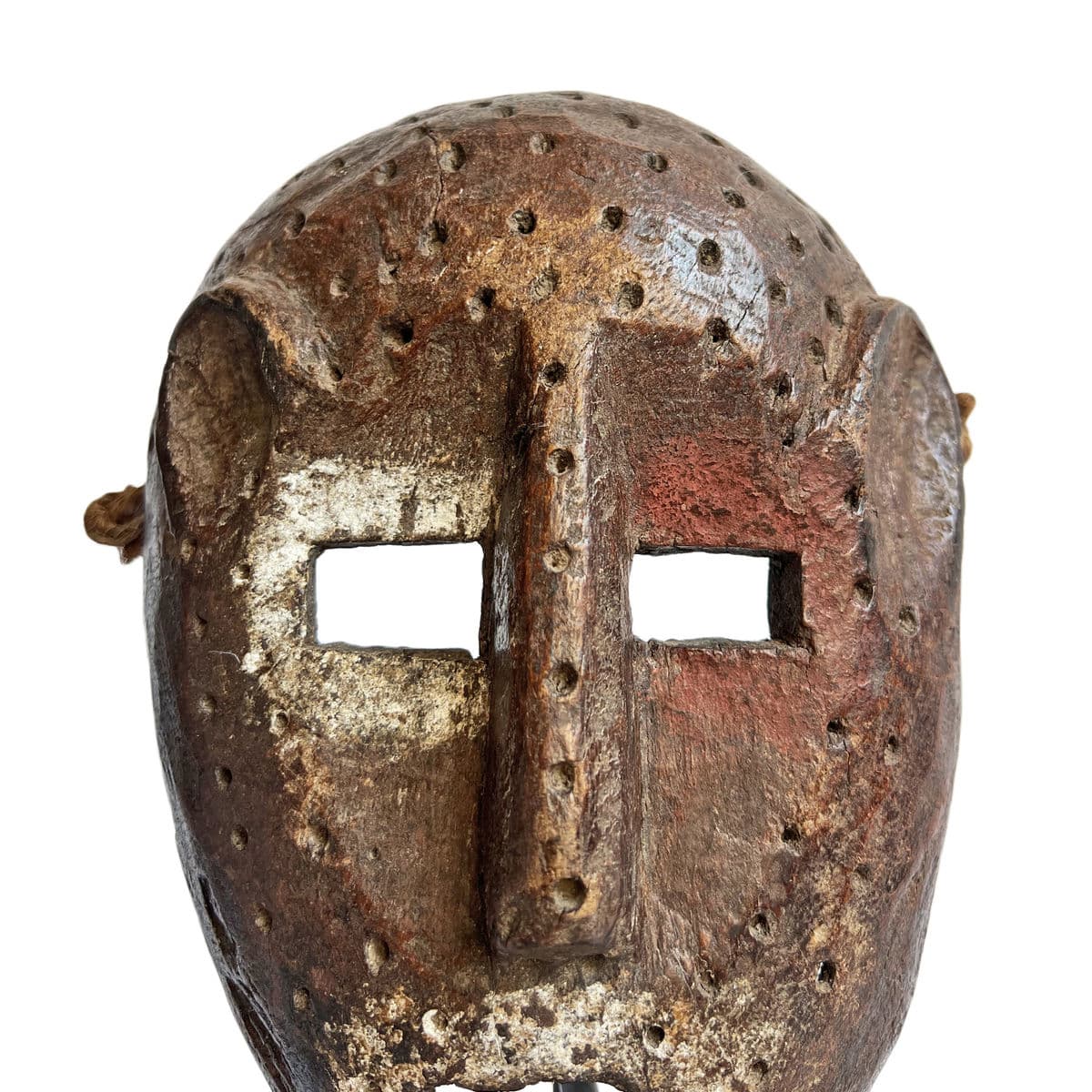 Old Mbaka Leopard Mask on Stand - Thumbnail 7