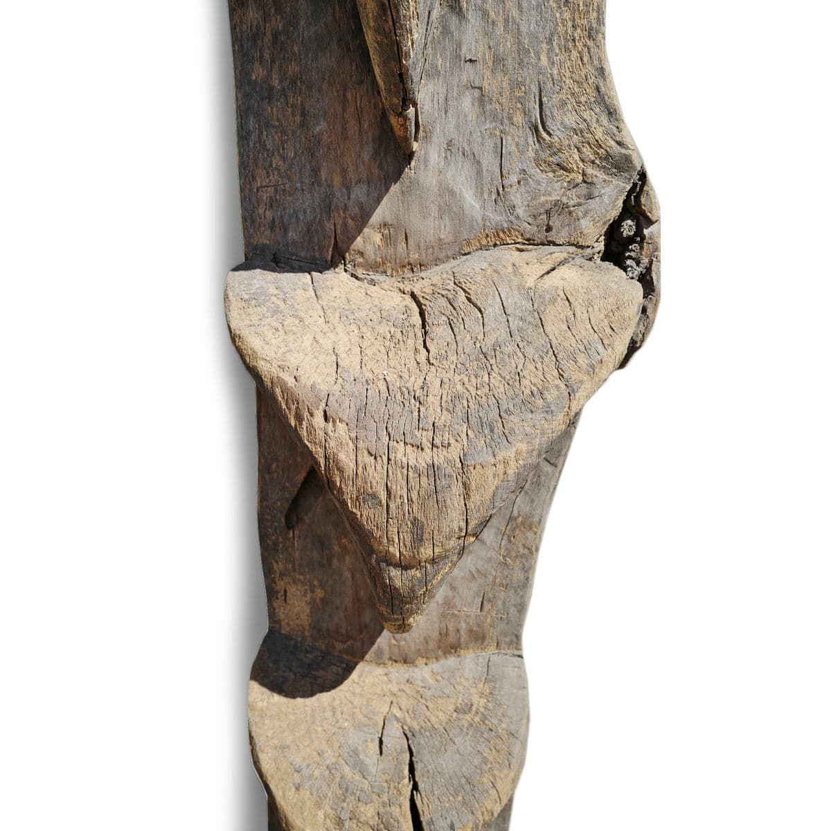 Old Naga Puma Ladder House Post - Thumbnail 7