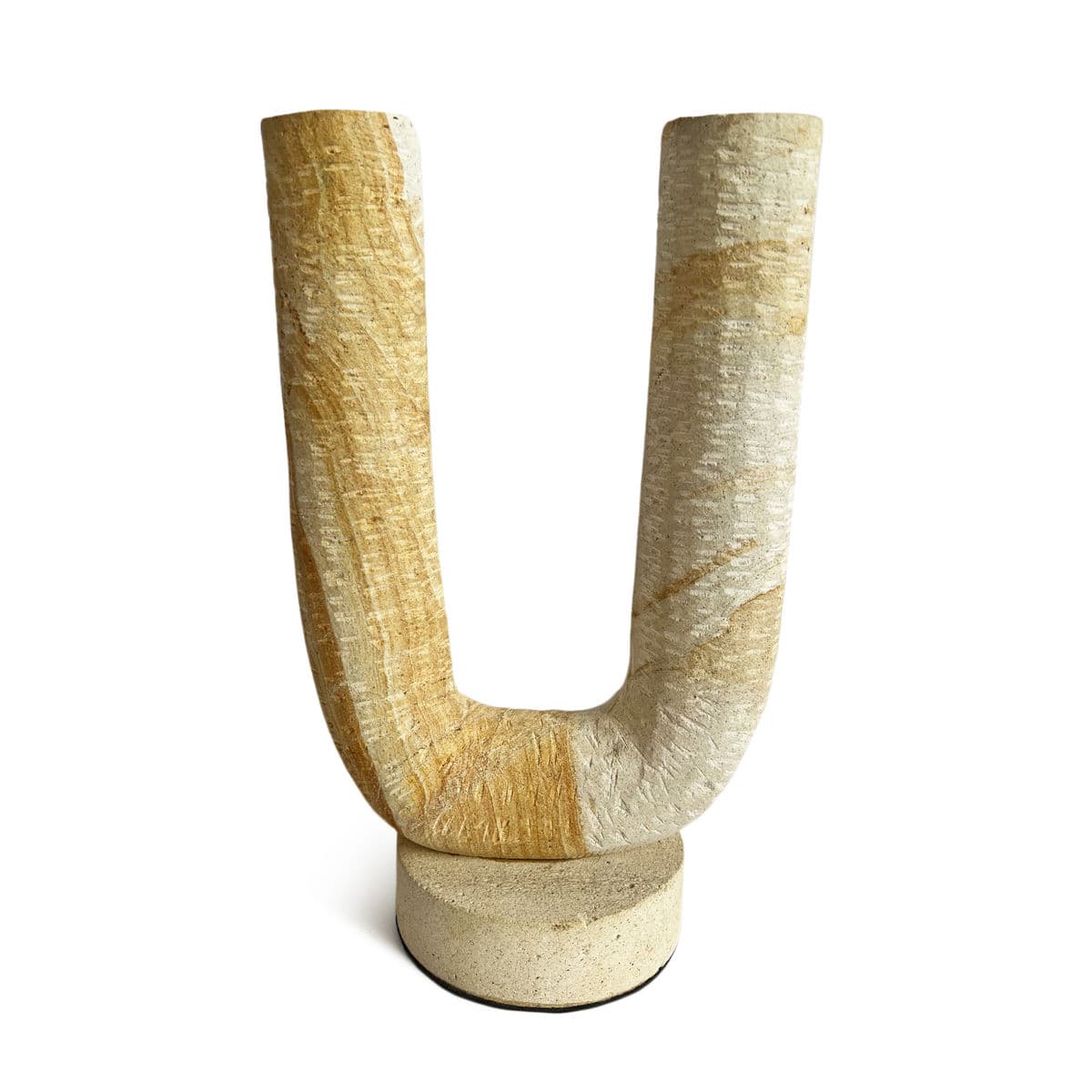 Palomino Sandstone Candle Stand - Thumbnail 7