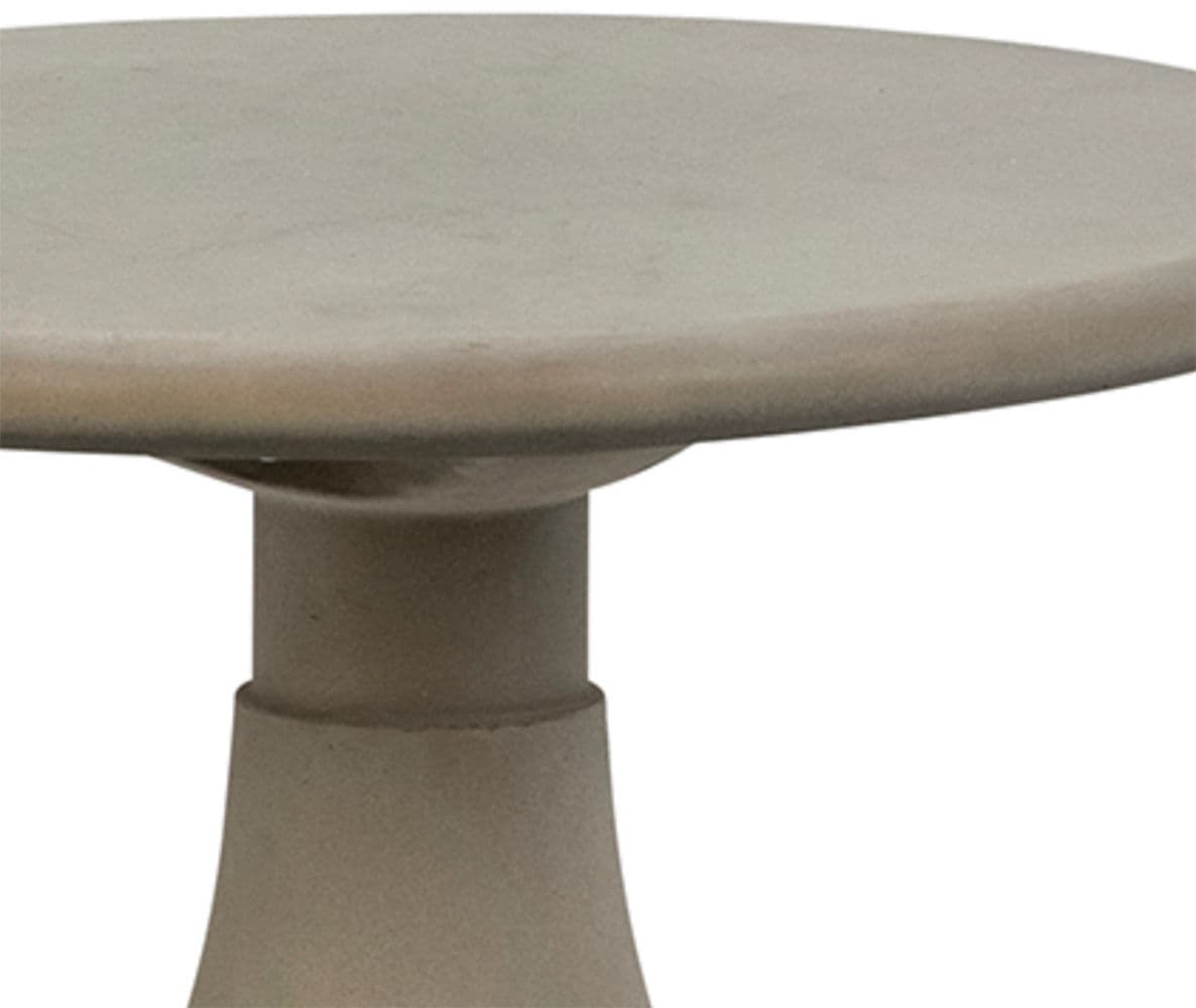 Outdoor Cement Mix Drop Side Table - Thumbnail 7