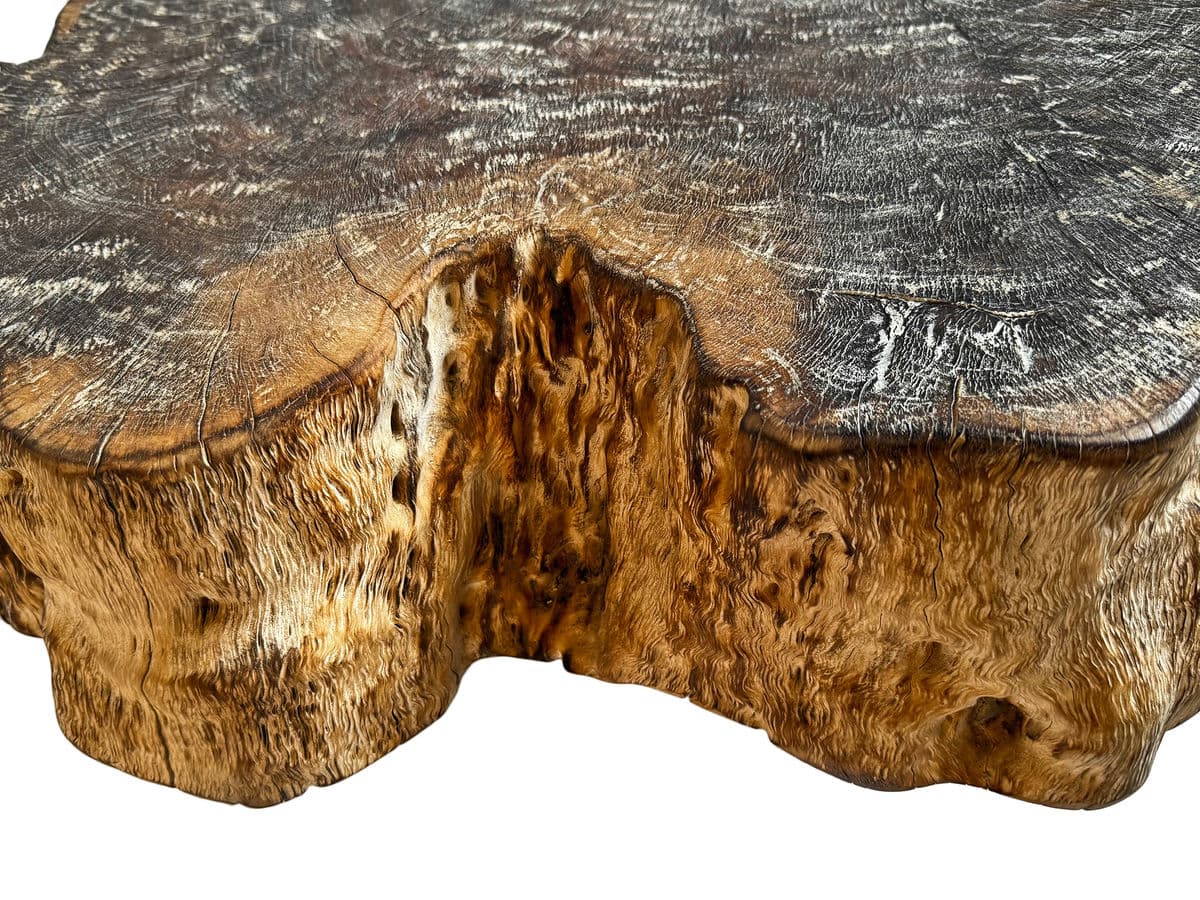 Organic Lychee Wood Coffee Table - Thumbnail 7