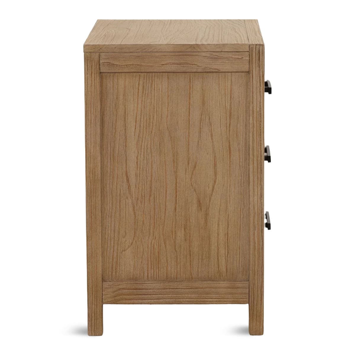 Andrea Three-Drawer Pine Nightstand - Thumbnail 7