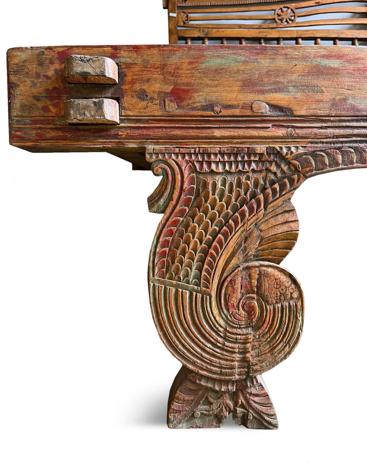 Antique Balinese Canopy Daybed - Thumbnail 7