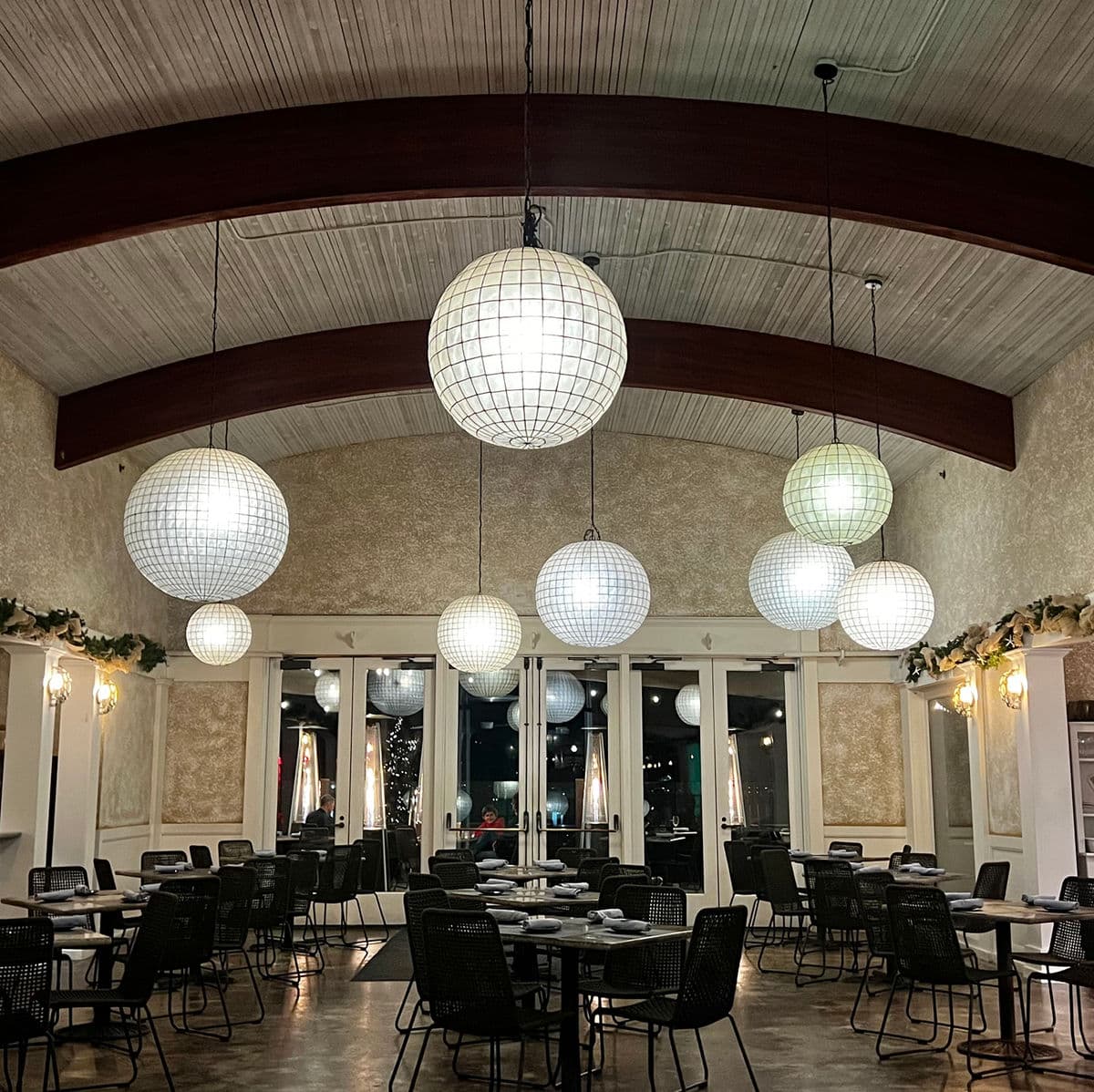 Capiz Shell Globe Lantern 25 - Thumbnail 7