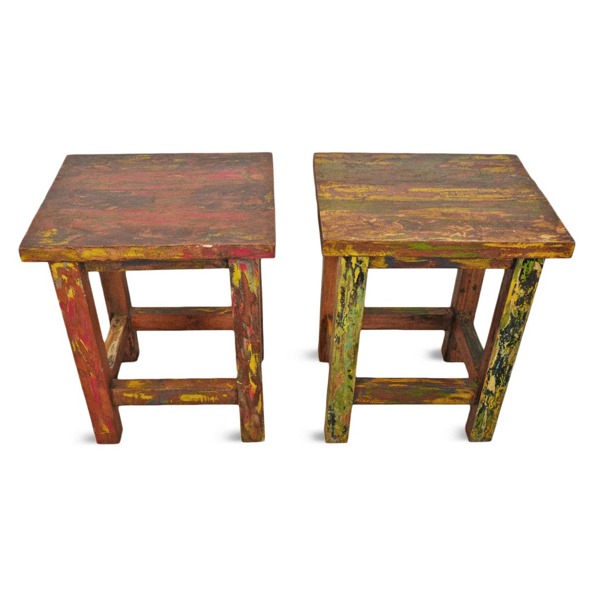 Salvaged Boat Wood Table - Thumbnail 7