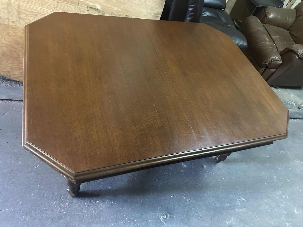 Early 20th Century Antique Walnut Spanish Revival Dining Table - Thumbnail 7