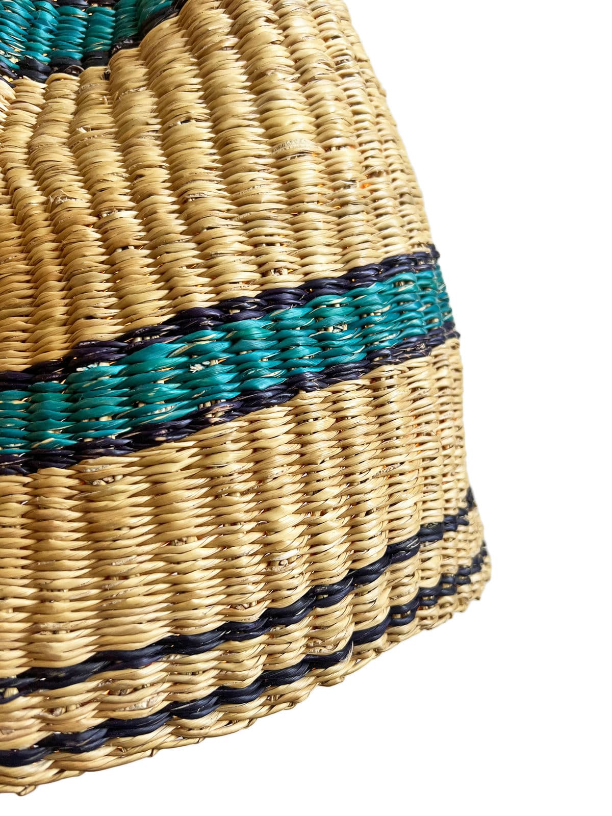 Bolga Wave Basket Light Pendant - Thumbnail 7