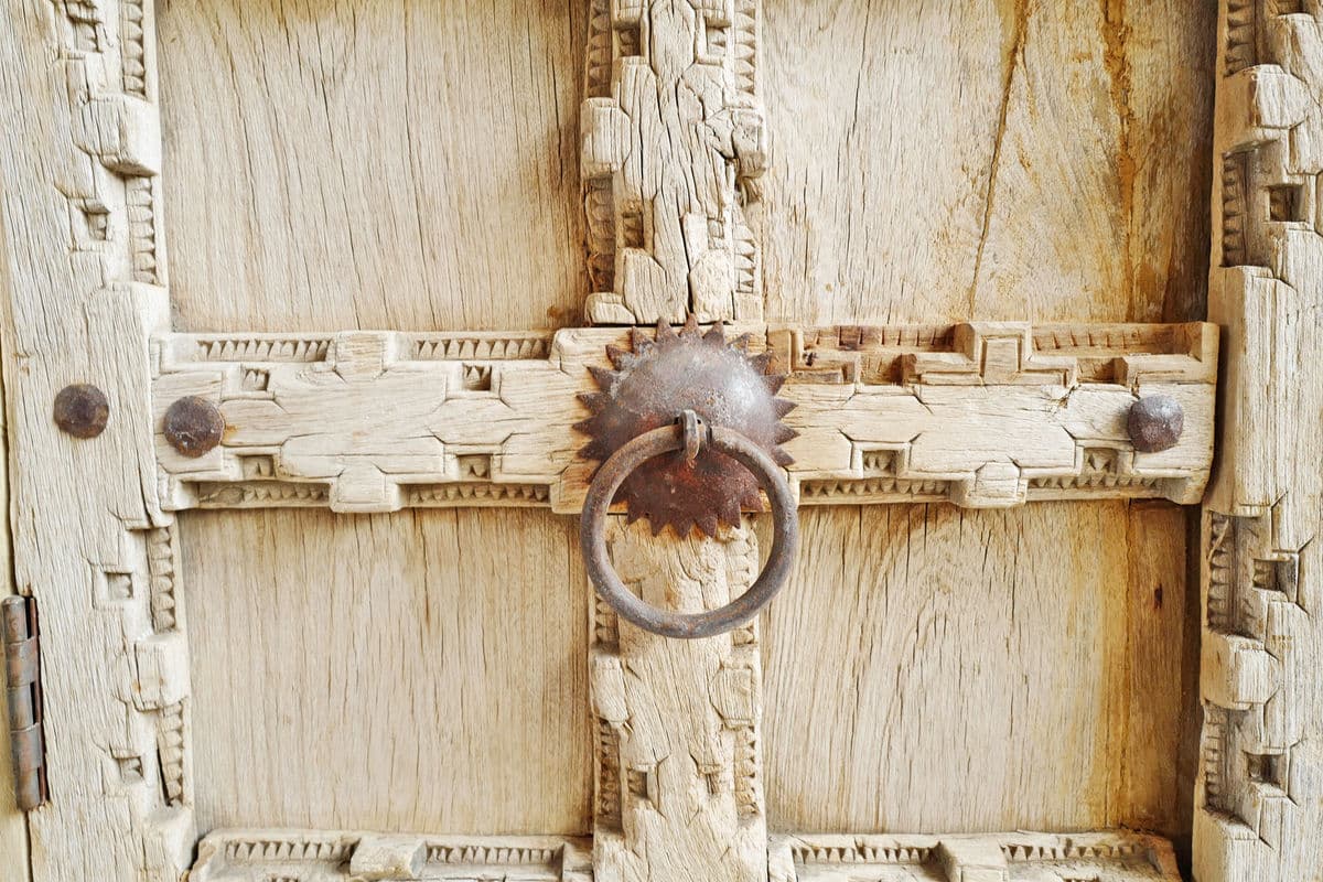 Raw Old Door Cabinet - Thumbnail 7