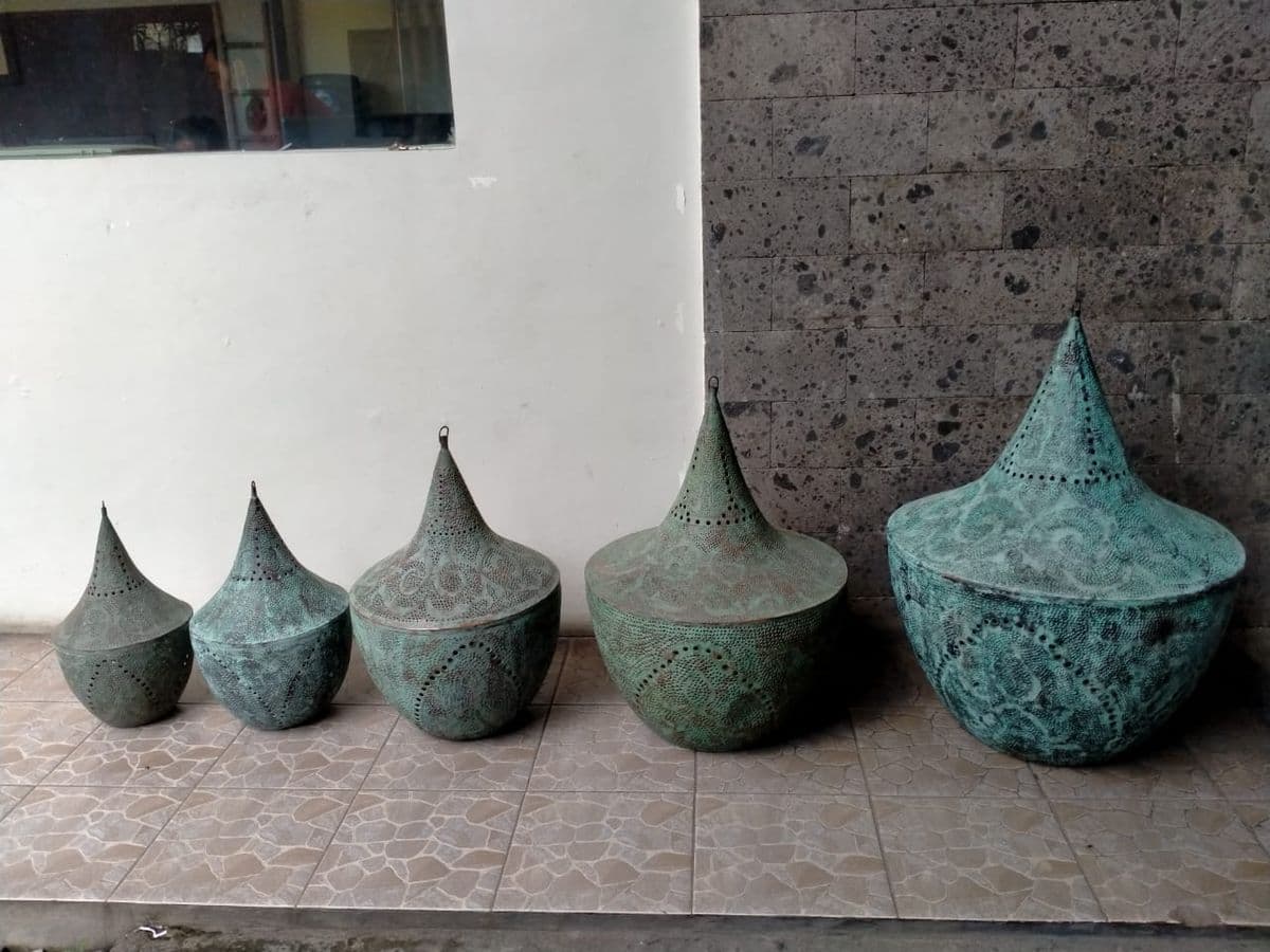 Copper Madras Pendant XXL - Thumbnail 7