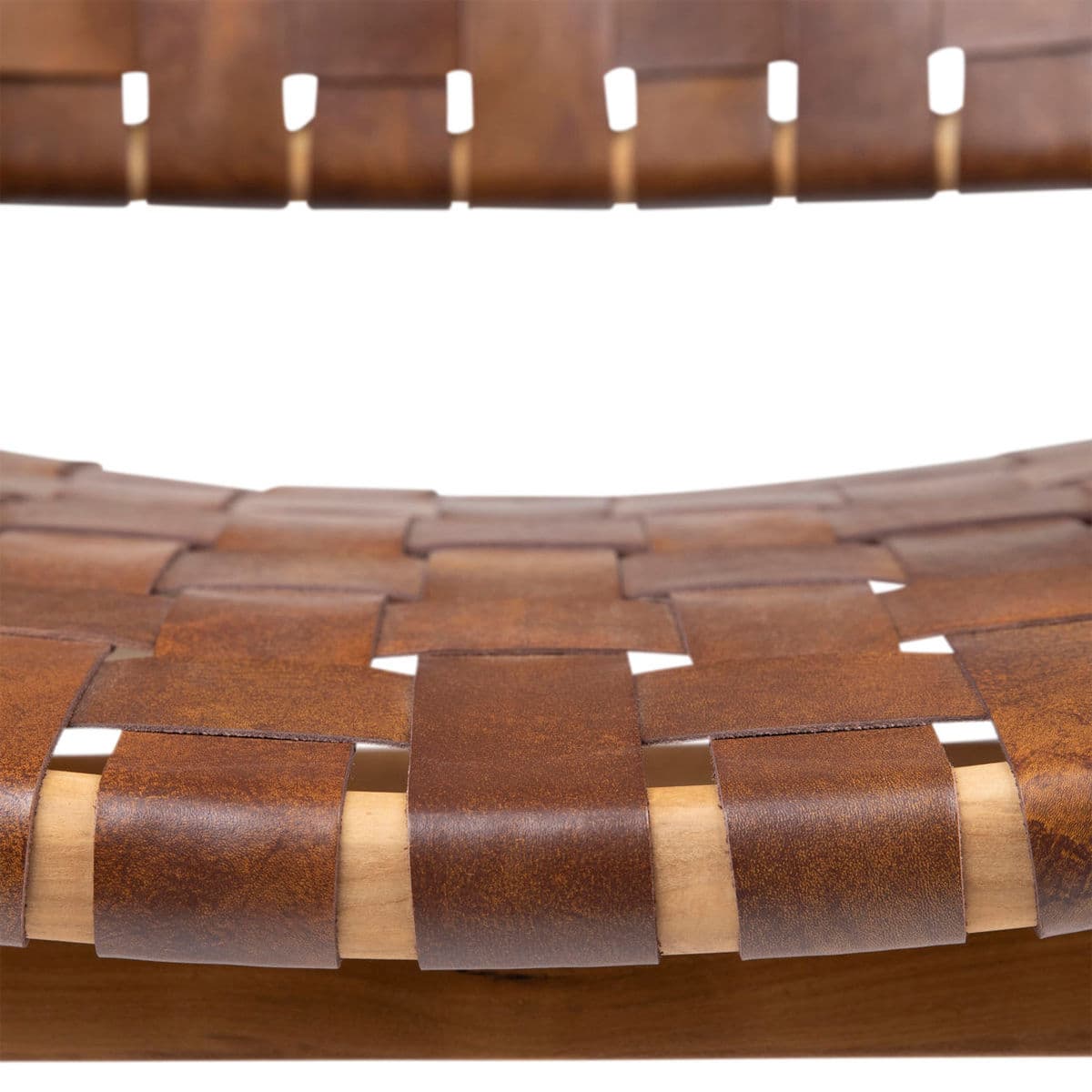 Dillon Leather Strap Dining Chair - Thumbnail 7