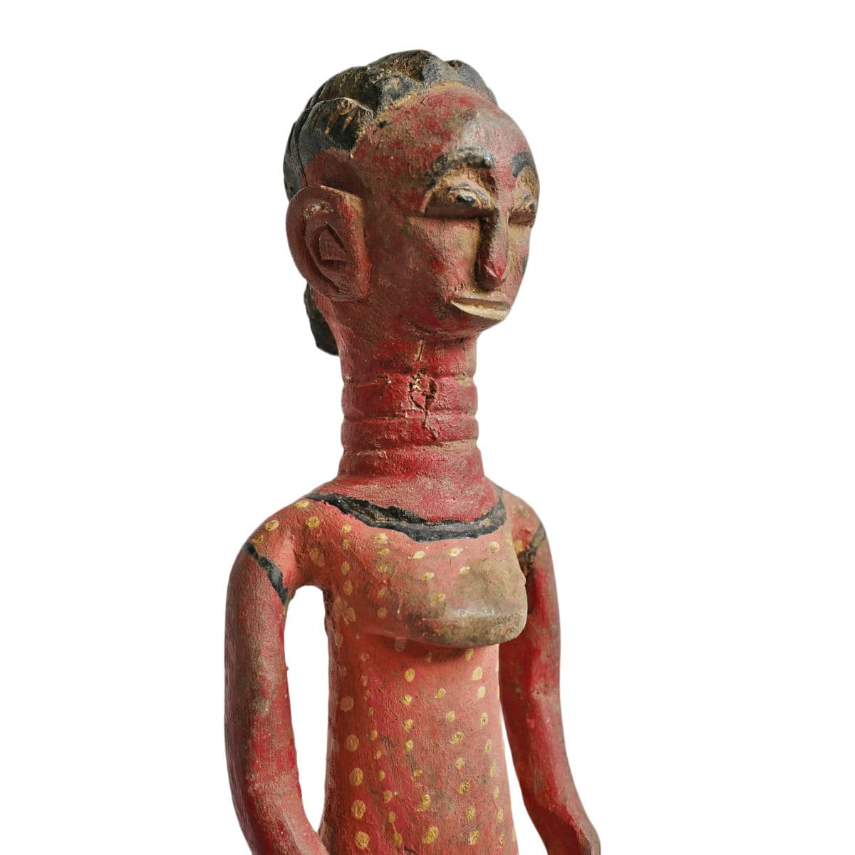 Antique Ivory Coast Female Figure - Thumbnail 7