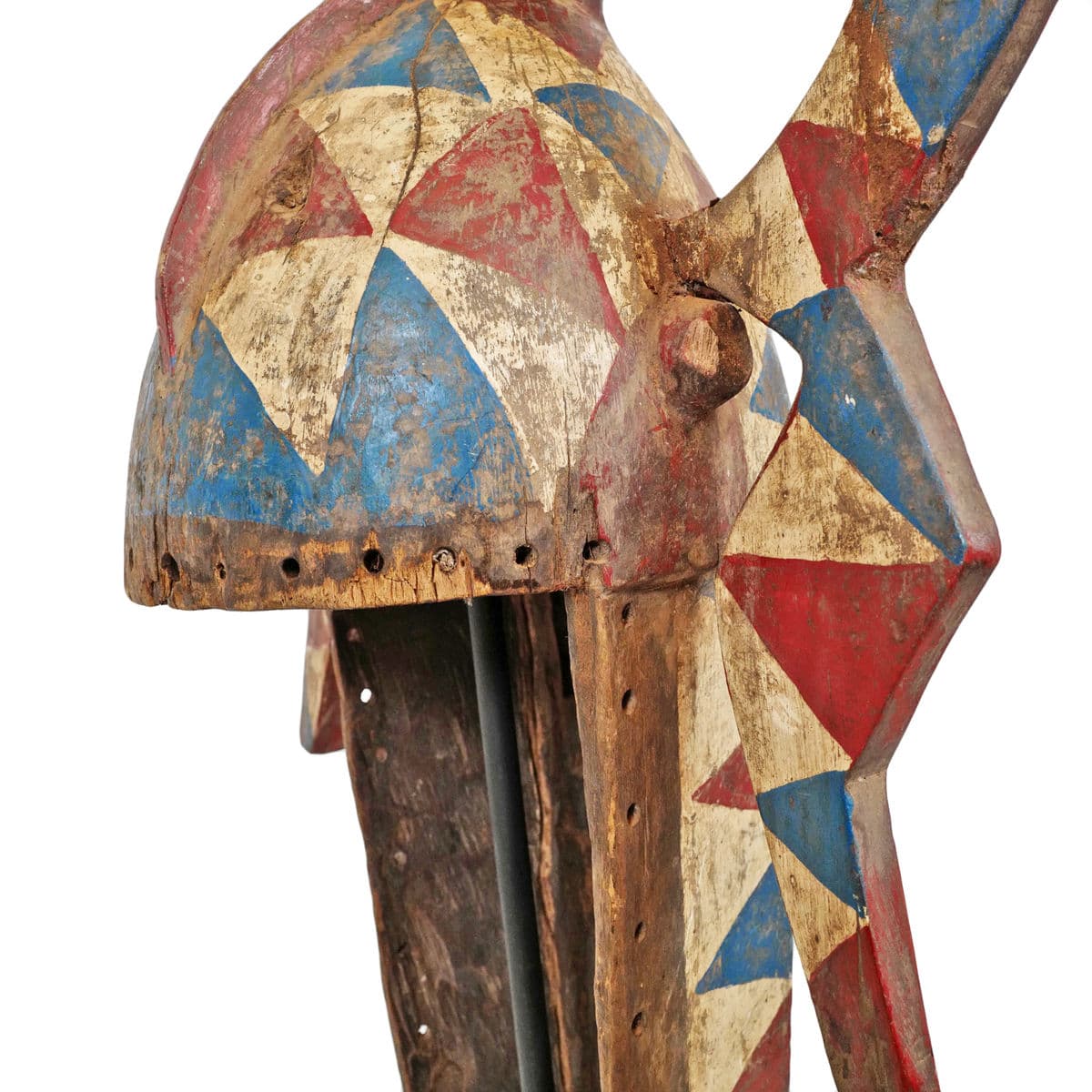 Vintage Burkina Faso Nwenka Mask - Thumbnail 7