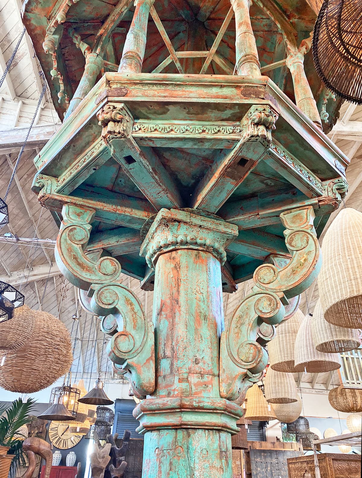 Antique Rajasthan Peacock Pavilion - Thumbnail 7