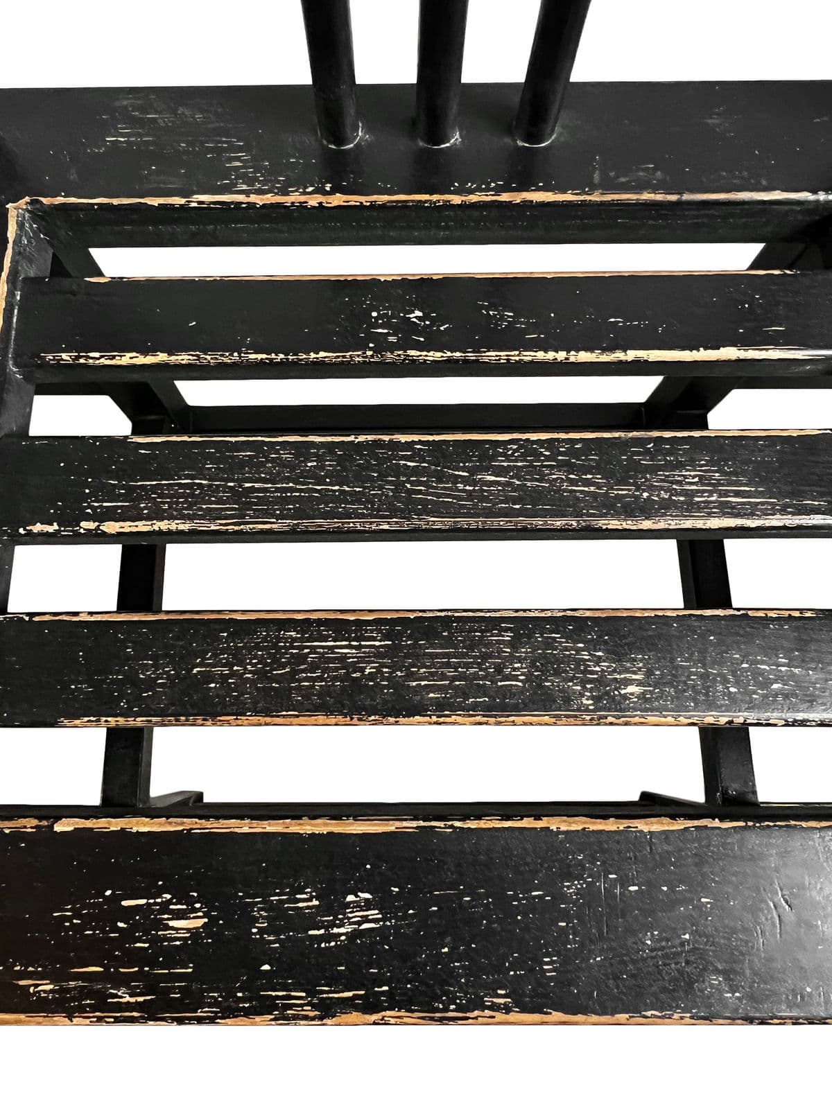 Black Julan Wood Hall Bench - Thumbnail 7