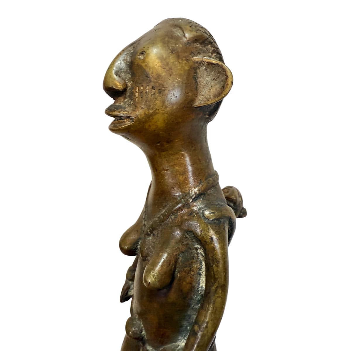 Old Bronze Tikar Figures - Thumbnail 7