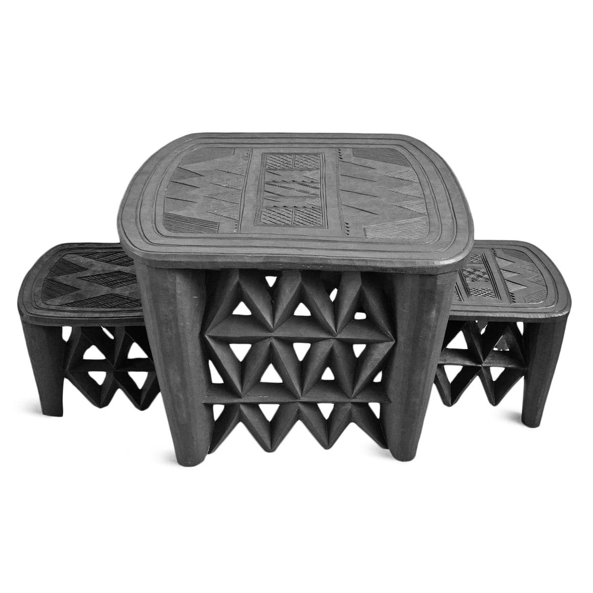 Vintage Nupe Stool - Thumbnail 7