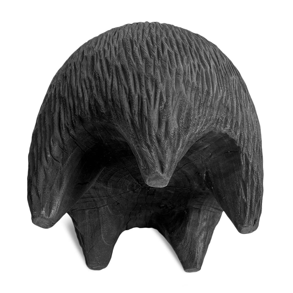 Black Big Boda Wood Stool Table - Thumbnail 7