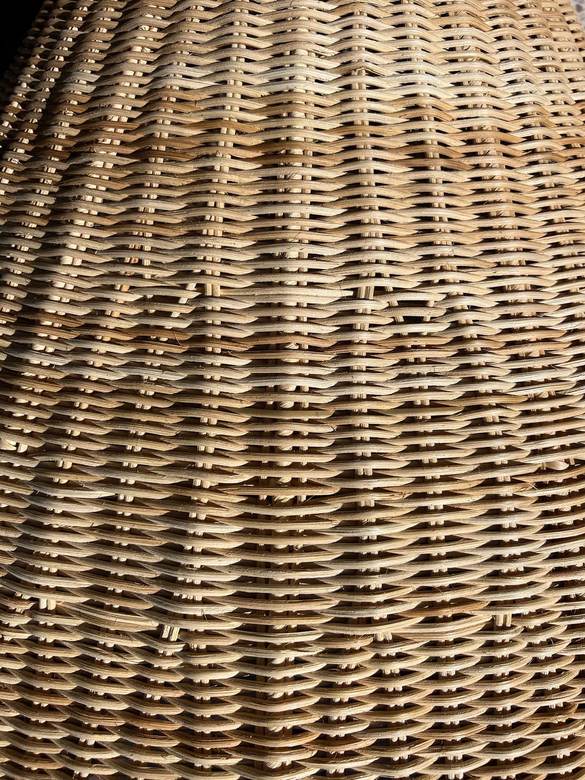 Giant Raw Rattan Pod Lantern - Thumbnail 7