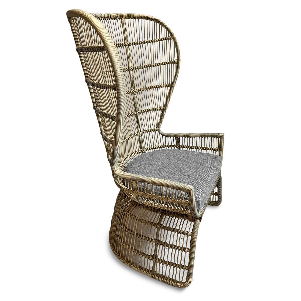 Outdoor Faux Rattan Bawang Chair - Thumbnail 7