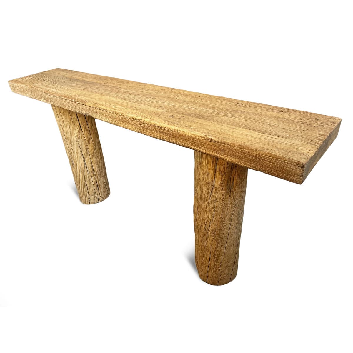 Elm Log Leg Console Table - Thumbnail 7
