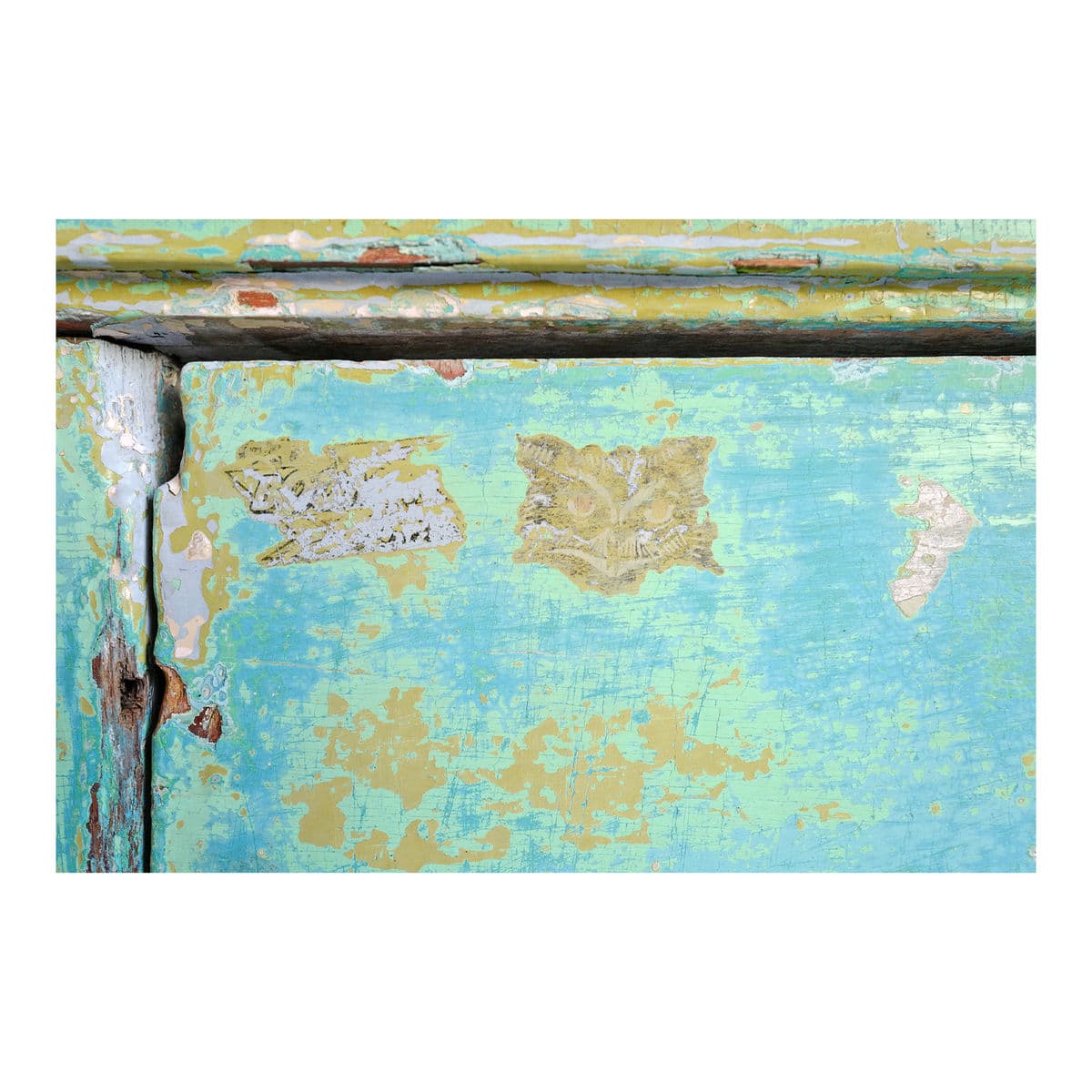 Vintage Wood Shutter Door Mirror - Thumbnail 7