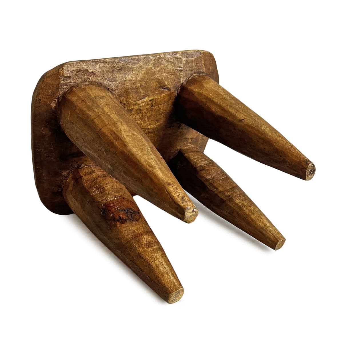 Vintage Small Nupe Stool - Thumbnail 7