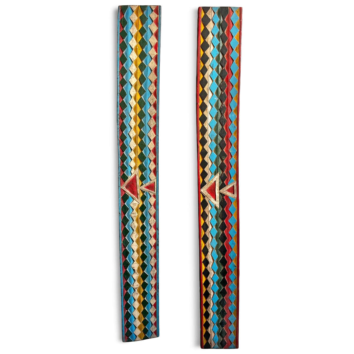 Pair of Vintage Amhara Painted Panels - Thumbnail 7