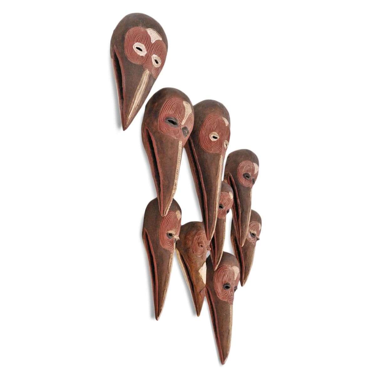 Vintage Baga Nimba Bird Mask - Thumbnail 7