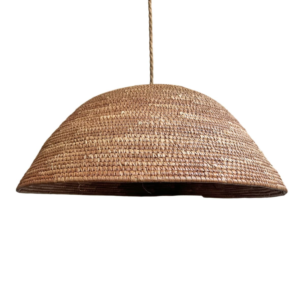 Vintage Dogon Dome Basket Pendant Light - Thumbnail 7