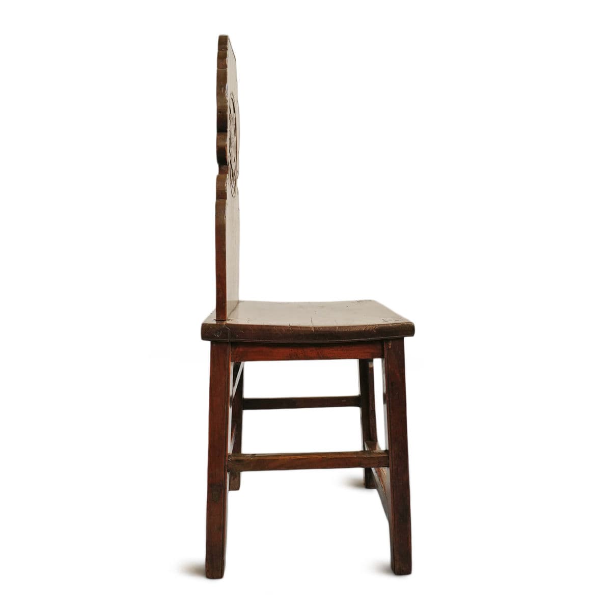 Antique Chinese Wood Lotus Chair - Thumbnail 7