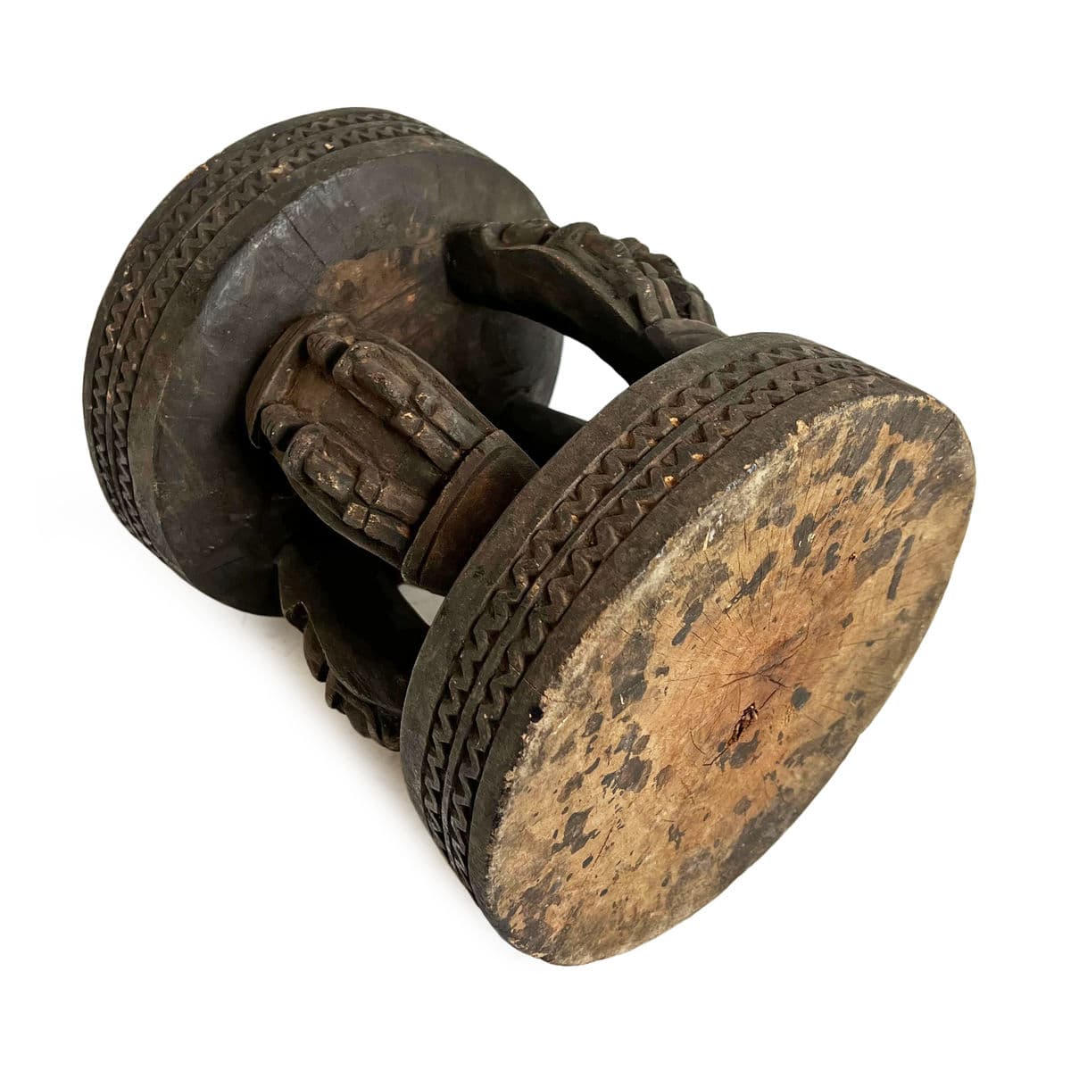 Vintage Dogon Figure Stool - Thumbnail 7