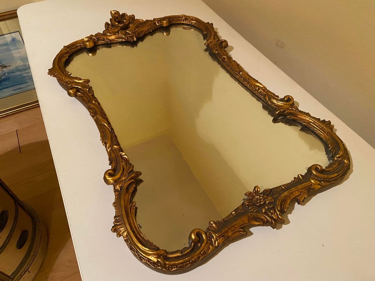 1920s French Giltwood Mirror - Thumbnail 6