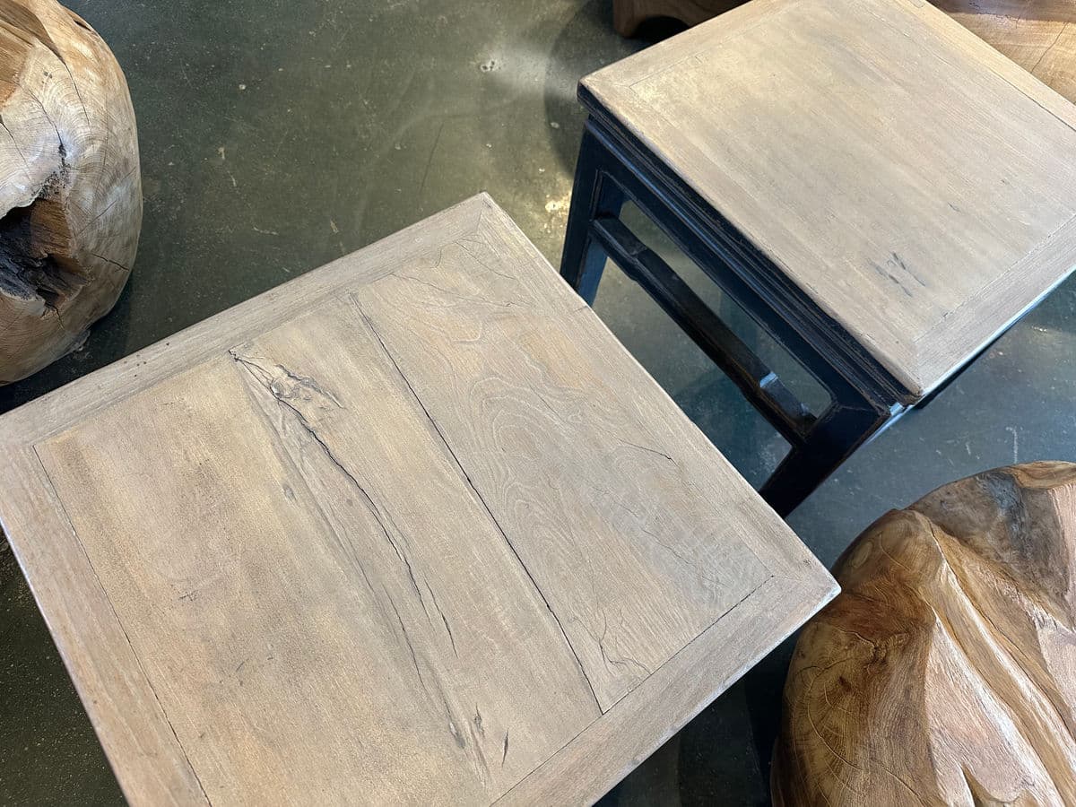 Vintage Elm Ming Side Table - Thumbnail 7