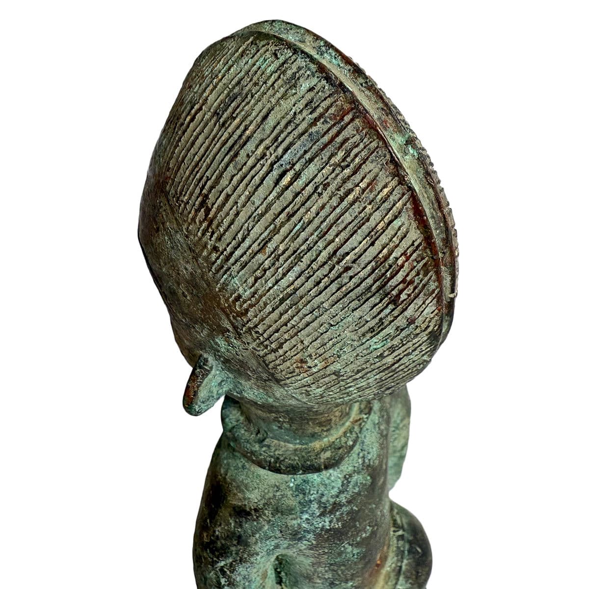 Antique Bronze Nigerian Yoruba Figure - Thumbnail 8