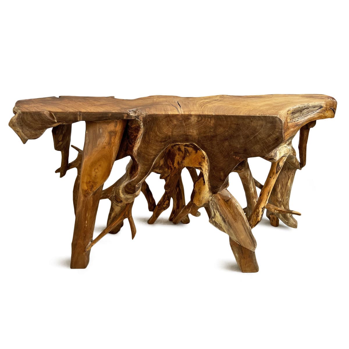 Organic Teak Root Console Table - Thumbnail 8