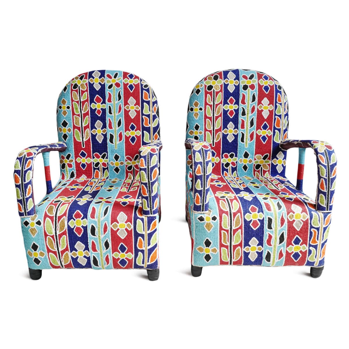 Yoruba Beaded Chair - Thumbnail 8