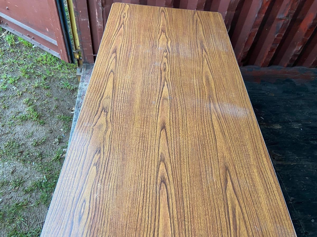 Vintage Mid Century Modern Metal Tanker Desk - Thumbnail 7