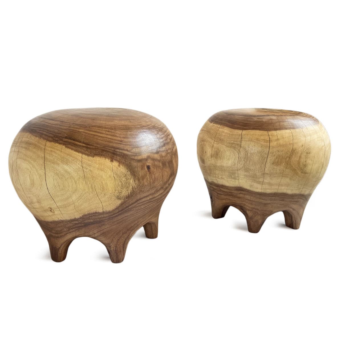Two Tone Bulb Drop Stool Table - Thumbnail 8