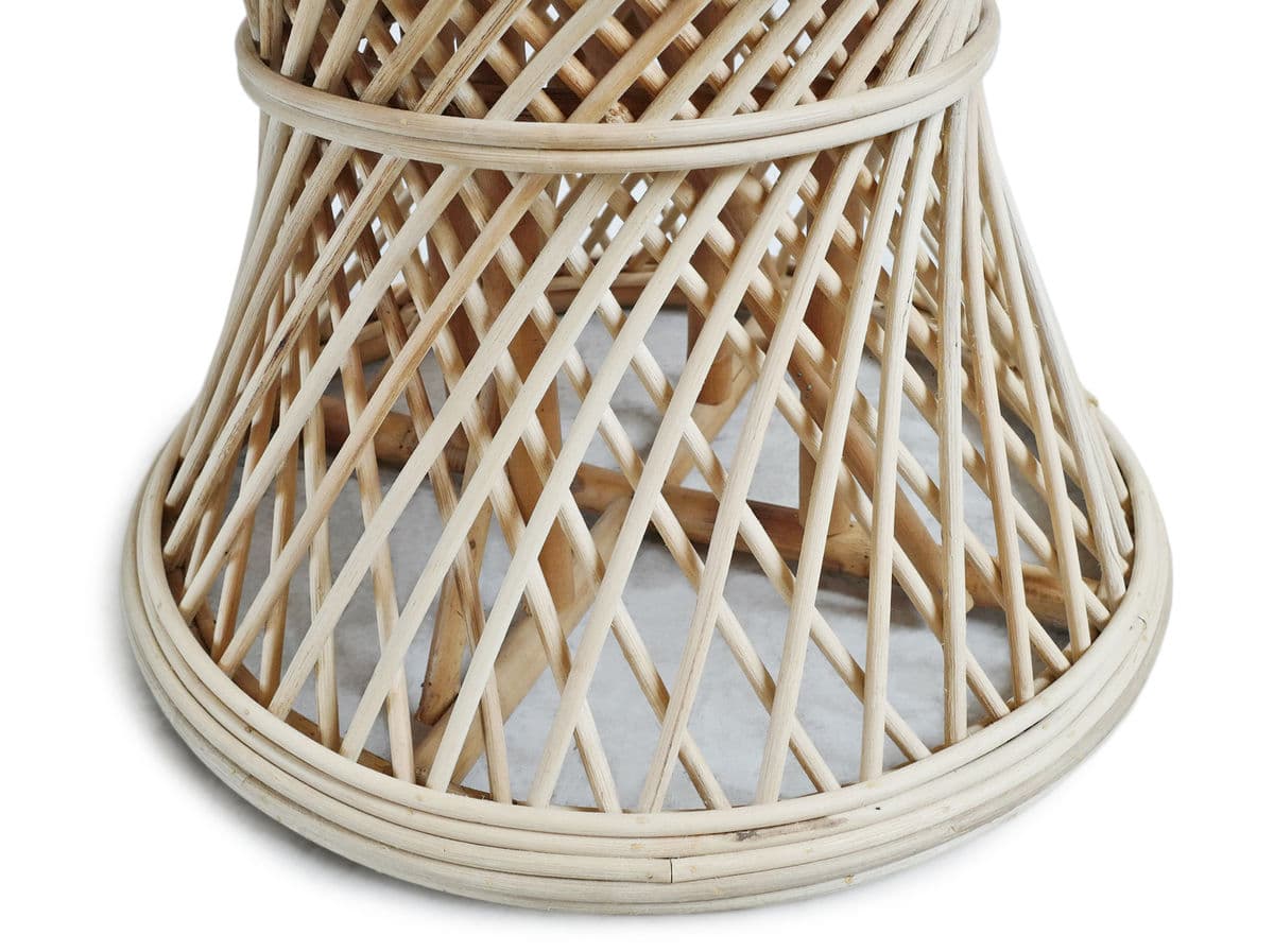 Hourglass Wicker Side Table - Thumbnail 8
