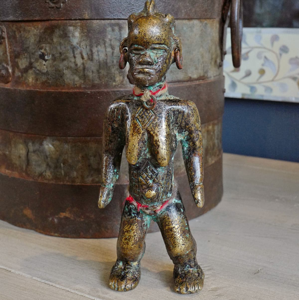 Antique Bronze Female Figure - Thumbnail 8