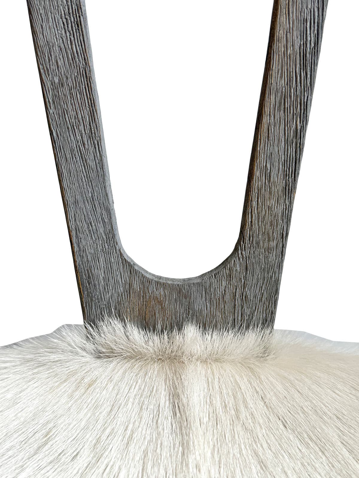 White Goat Grey U Back Arm Chair - Thumbnail 8
