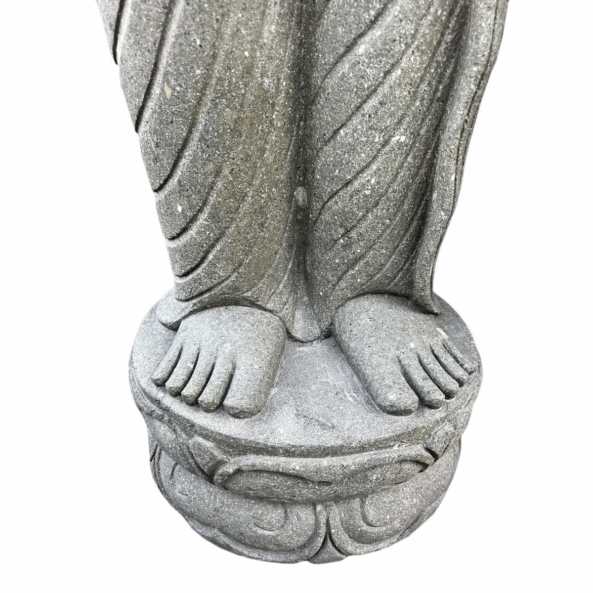 Standing Stone Carved Buddha Statue - Thumbnail 8