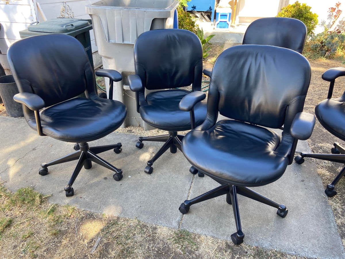 Vintage Herman Miller Conference Room Chairs - Set of 5 - Thumbnail 7