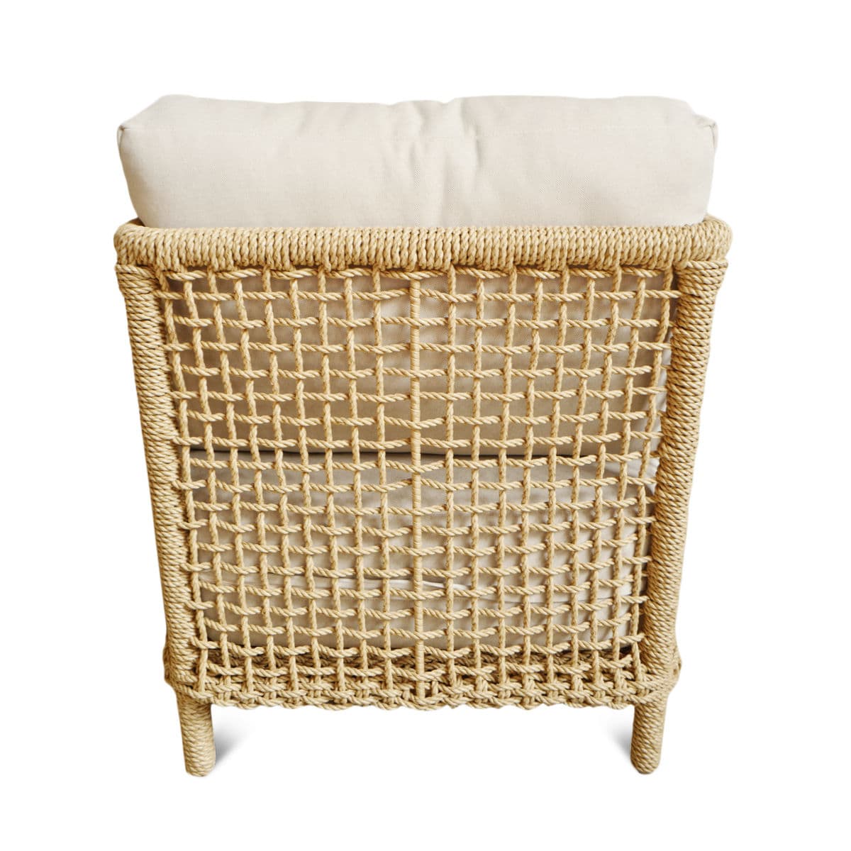 Outdoor Woven Rope Club Chair - Thumbnail 8