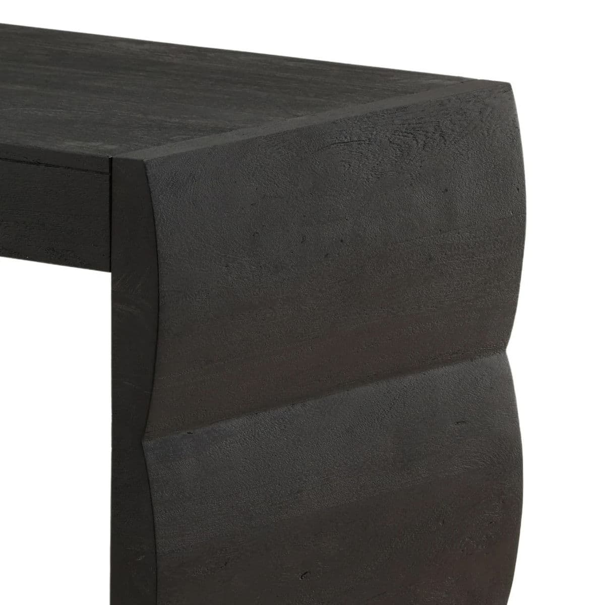 Modern Cloud Black Acacia Desk - Thumbnail 8