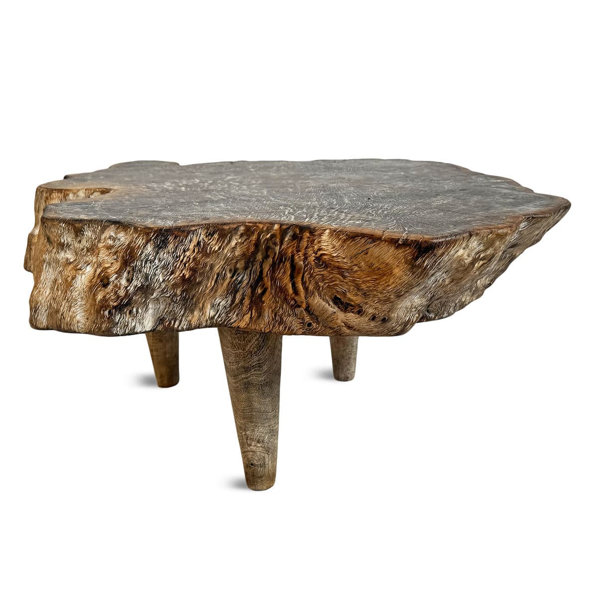 Organic Lychee Wood Coffee Table - Thumbnail 8