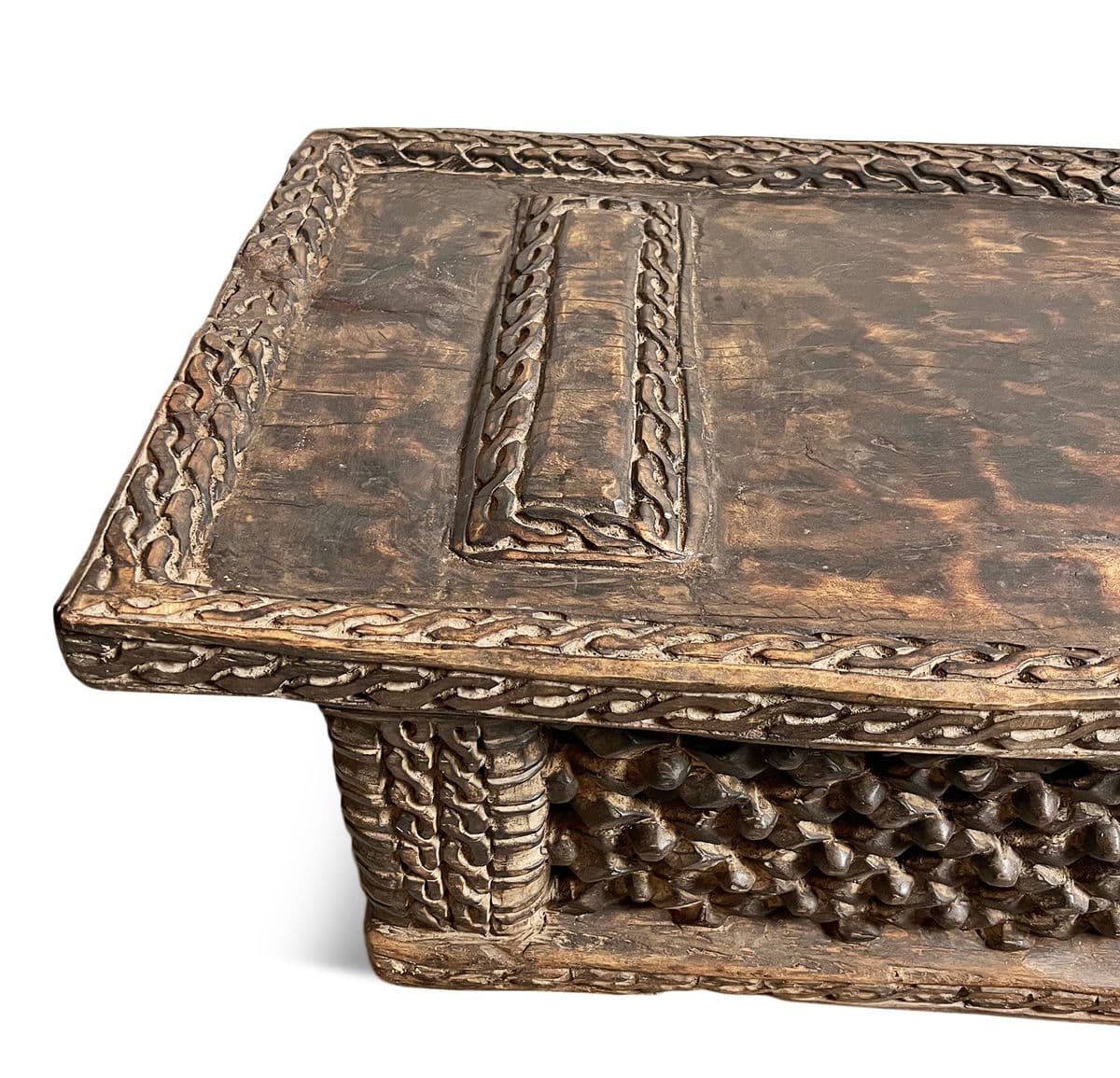 Vintage Bamileke Bench Bed - Thumbnail 8